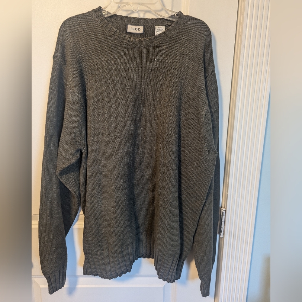 Men's Medium Olive Green Izod Sweater
